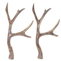 Produkt Sztuczne poroże ozdobne, rustykalne ozdoby świąteczne, 29 cm, 2 sztuki