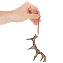 Produkt Rustykalne zawieszki z poroża na ścianę lub drzewo, 15 cm, 6 sztuk
