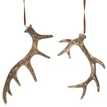 Produkt Rustykalne zawieszki z poroża na ścianę lub drzewo, 15 cm, 6 sztuk