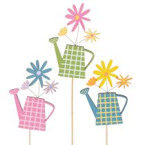 Produkt Ozdoby w kształcie konewki do wiosennej dekoracji ogrodu lub doniczek (12 szt.)