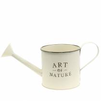 Produkt Stara doniczka/konewka, cynk, kremowy, pojemnik dekoracyjny, Ø16,5 cm