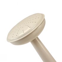 Produkt Konewka metalowa w stylu vintage, kremowo-biała, dekoracyjna i funkcjonalna, doniczka na suszone i sztuczne kwiaty, do użytku wewnątrz pomieszczeń, wys. 26 cm, 5 litrów