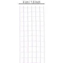 Produkt Taśma siateczkowa fioletowa, szerokość 4,5 cm, rolka taśmy dekoracyjnej do prac kreatywnych, 10 m