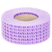 Produkt Taśma siateczkowa fioletowa, szerokość 4,5 cm, rolka taśmy dekoracyjnej do prac kreatywnych, 10 m