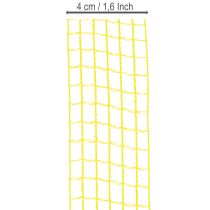 Produkt Żółta wstążka siateczkowa 4,5 cm, wstążka prezentowa do kreatywnej dekoracji