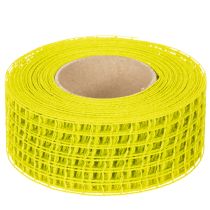 Produkt Żółta wstążka siateczkowa 4,5 cm, wstążka prezentowa do kreatywnej dekoracji