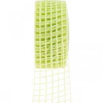 Krata taśma dekoracyjna taśma rzemieślnicza żółta limonka 4,5 cm x 10 m