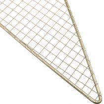 Metalowa Gwiazda Siatka Dekoracyjna Gwiazda Metalowa Dekoracja Złoto Ø47cm