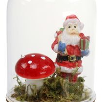 Produkt Szklany dzwonek świąteczny do zawieszenia 10cm