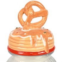 Produkt Szklany słoik na ciasteczka Bonboniere z pokrywką, precel Ø11cm W28,5cm