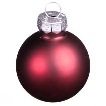 Produkt Bombki szklane Boże Narodzenie w Bordeaux mix Ø3cm 22 szt