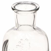 Produkt Wazon szklany wazon butelka wazon z motywem wazon szkło przezroczyste wys. 19cm 2szt