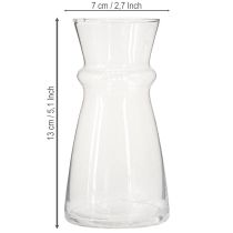 Produkt Wazon szklany wazon hiacyntowy wazon dekoracyjny transparentny Ø7cm wys.13cm