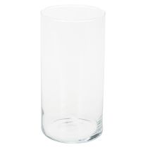 Produkt Wysoki szklany wazon, prosty szklany cylinder, idealny na wazon na kwiaty lub szkło dekoracyjne, 20 cm