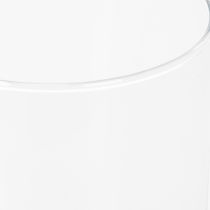 Produkt Wysoki szklany wazon, prosty szklany cylinder, idealny na wazon na kwiaty lub szkło dekoracyjne, 20 cm