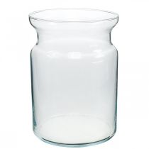 Wazon szklany przezroczysty dekoracyjny wazon szklana latarnia wazon na kwiaty Ø18cm W25cm