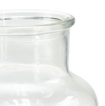 Produkt Wazon szklany butelka ozdobna apteka szklana retro Ø14cm W25cm
