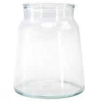 Produkt Wazon szklany Stożkowy wazon na kwiaty duża szklana dekoracja W23cm Ø19cm