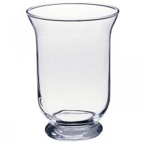 Produkt Szklany wazon przezroczysty Ø13,5 cm W19,5 cm Szklany wazon dekoracyjny na kwiaty