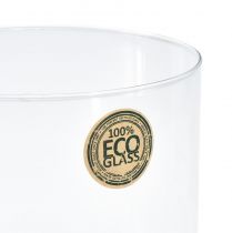 Produkt Wazon szklany z wazonem dekoracyjnym na nóżkach, dekoracja stołu ze szkła Ø15cm W20cm