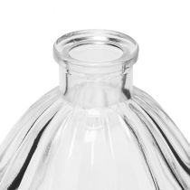 Produkt Wazony szklane mini wazony szklane bulwiaste przezroczyste 8,5x9,5cm 6szt