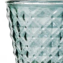 Puchar szklany z nóżką, lampion szklany Ø11cm H15,5cm