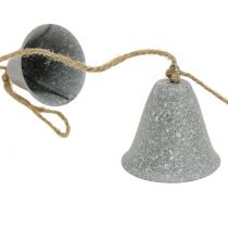 Produkt Girlanda dekoracyjna z dzwoneczkami szara 6cm