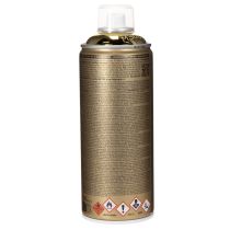 Produkt Farba dekoracyjna w sprayu z efektem chromu złotego, Montana, 400 ml