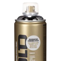 Produkt Dekoracyjny spray z efektem srebrnego chromu do użytku wewnątrz pomieszczeń, Montana Cans 400 ml