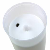 Produkt Lampa nagrobna LED biała, ciepła biel z timerem na baterie Ø6,8 W12,2 cm