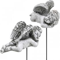 Produkt Ozdoba nagrobna deco plug aniołek grób aniołek na patyku 6cm 4szt