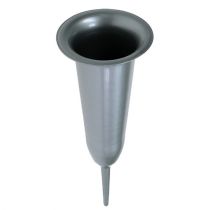 Produkt Wazon nagrobny srebrny 28,5 cm