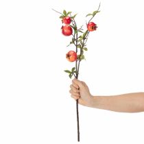 Produkt Sztuczna gałązka granatu jako gałązka owocowa do dekoracji stołu, 68 cm