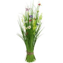 Kiść trawy z kwiatami 73cm