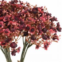 Produkt Gypsophila sztuczne czerwone kwiaty sztuczne jesień 29,5cm 18szt