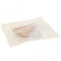 Produkt Wiszące ozdobne serca do zawieszenia pomarańczowo-żółte 10cm 6szt