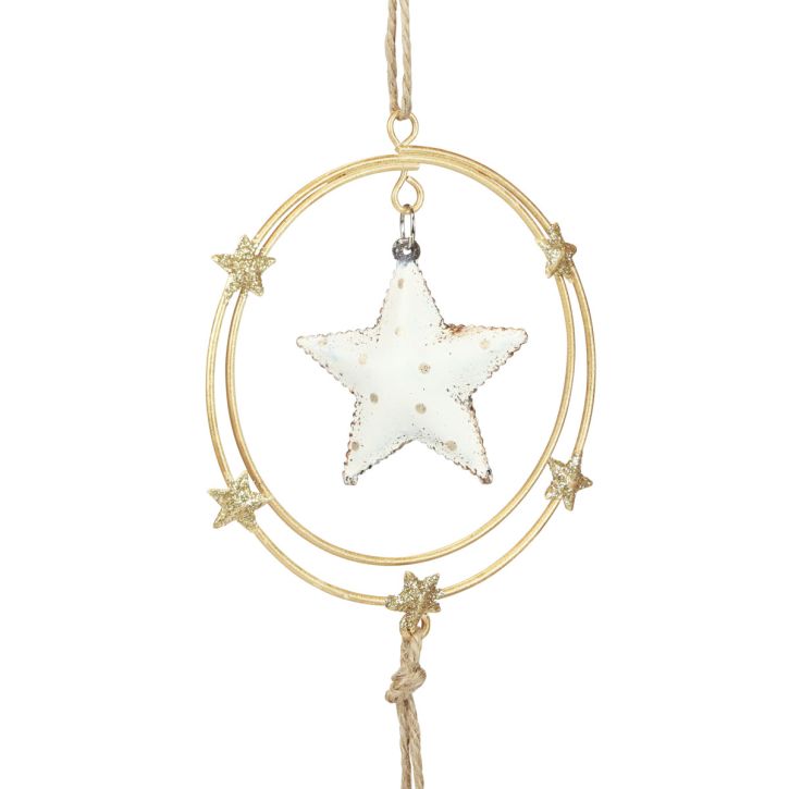 Produkt Dekoracja wisząca Ozdoby choinkowe gwiazda W38cm 3 szt