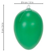 Produkt Ozdoby wielkanocne w kształcie jajek do wiosennej dekoracji domu lub ogrodu. Kolorowe elementy dekoracyjne, 6 cm, 24 sztuki.