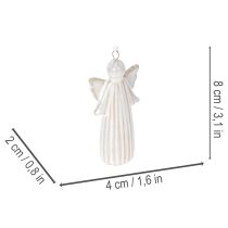 Produkt Aniołek figurka dekoracyjna do zawieszenia na choinkę 8cm 4szt