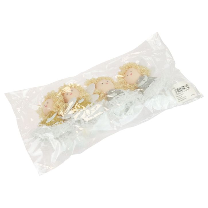 Produkt Anioł zawieszka dekoracja choinkowa dekoracja świąteczna wys. 13,5cm 4 sztuki