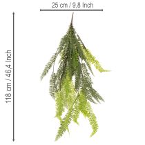 Produkt Sztuczna paproć, ozdobna gałązka paproci do przyklejania i zawieszania, 118 cm