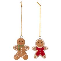 Produkt Ozdobne piernikowe ludziki na choinkę, 6cm, 12 sztuk