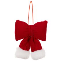 Produkt Kokarda materiałowa z flaneli z pluszowym wykończeniem, do zawieszenia, 15 cm