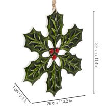 Produkt Ozdoba z ostrokrzewu, ozdoba świąteczna do zawieszenia, 26 cm