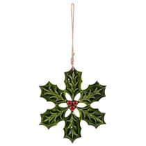 Produkt Ozdoba z ostrokrzewu, ozdoba świąteczna do zawieszenia, 26 cm