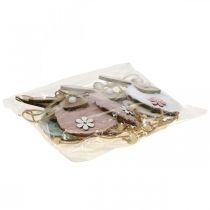 Produkt Wieszak zajączki wieszak dekoracyjny Wielkanocny drewno plusz 26×7×2cm 6 szt