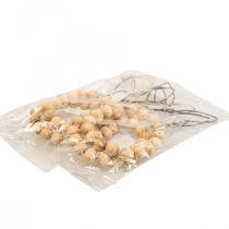 Produkt Dekoracyjna zawieszka Króliki Dekoracyjne drewniane koraliki Metal 8,5cm×18cm 4 szt.