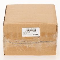 Produkt Rustykalny ceramiczny domek z jasnymi diodami LED, idealny jako nastrojowa dekoracja stołu, 15 cm, 2 sztuki