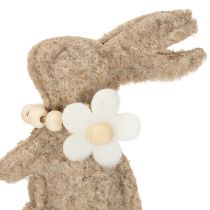 Produkt Dekoracyjna figurka w kształcie zajączka wielkanocnego, idealna do wiosennych dekoracji i sezonowych akcentów, 42 cm, 8 sztuk