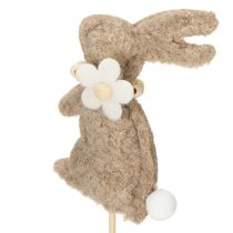 Produkt Dekoracyjna figurka w kształcie zajączka wielkanocnego, idealna do wiosennych dekoracji i sezonowych akcentów, 42 cm, 8 sztuk